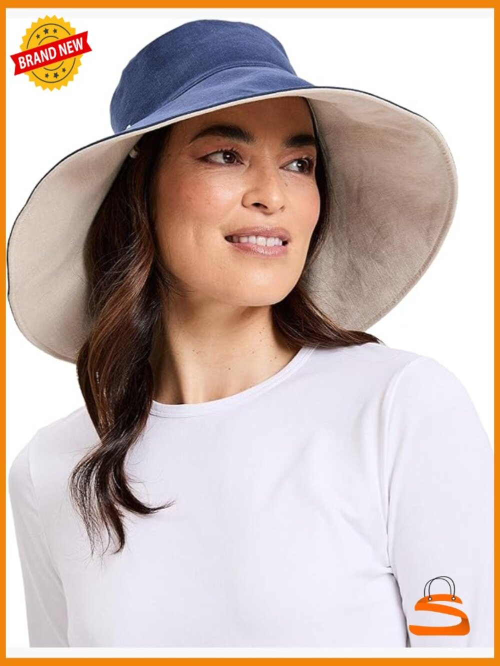UPF 50+ Sun Hat with Ponytail Hole, Packable for Travel, Adjustable